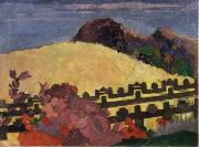 Paul Gauguin The Sacred Mountain oil on canvas